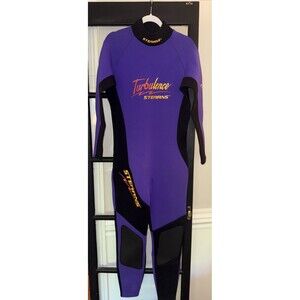 Stearns Turbulence Full Body Wet Suit Size XL Purple & Black Wetsuit